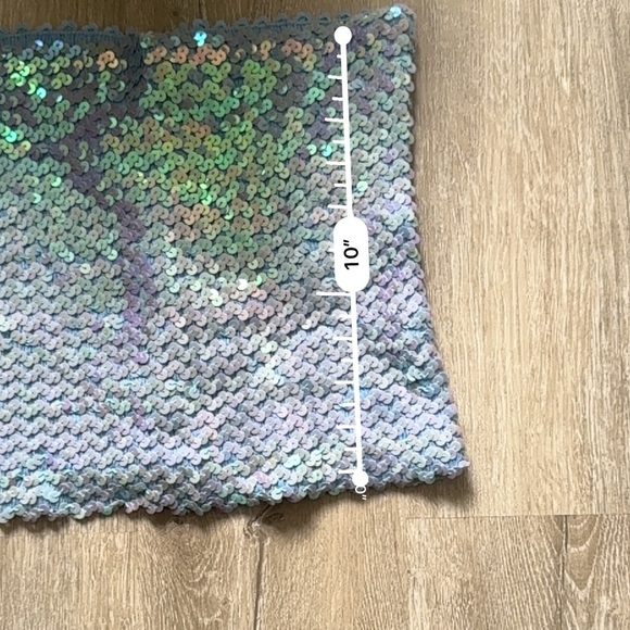 Vintage 2000’s Sequined Beaded Tube Top - Picture 6 of 7